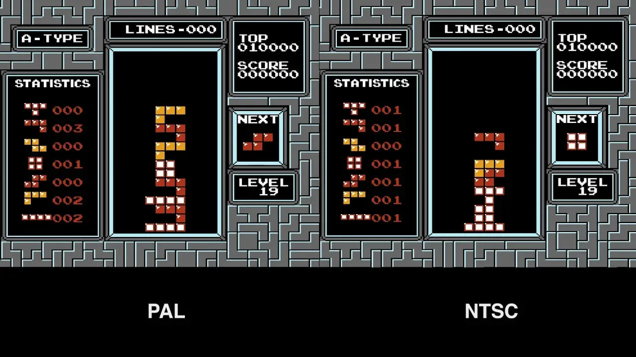 NES Tetris Speed