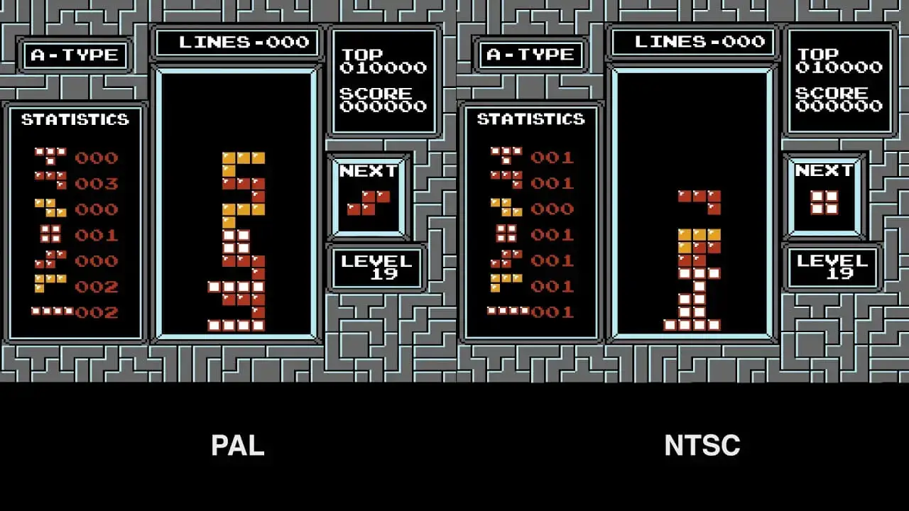 NES Tetris Speed