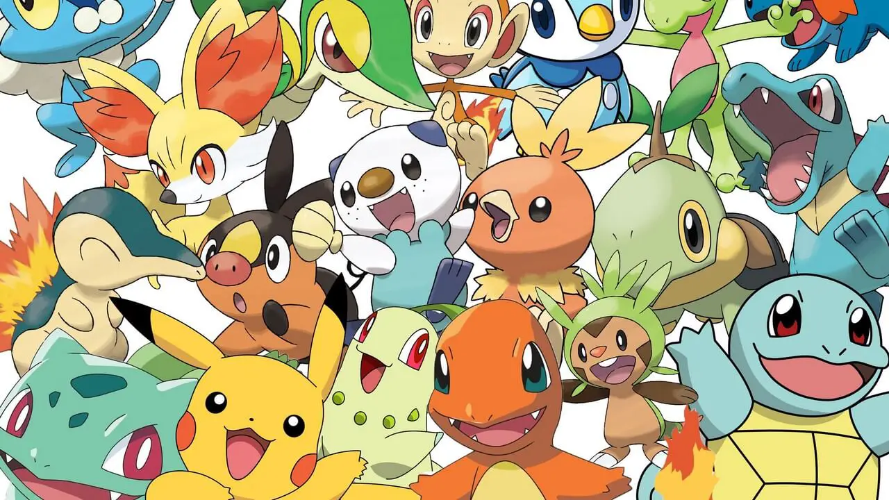 All of the starter Pokémon